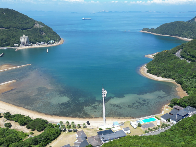 「シータイガーアイランドイン小豆島」から見える海と船