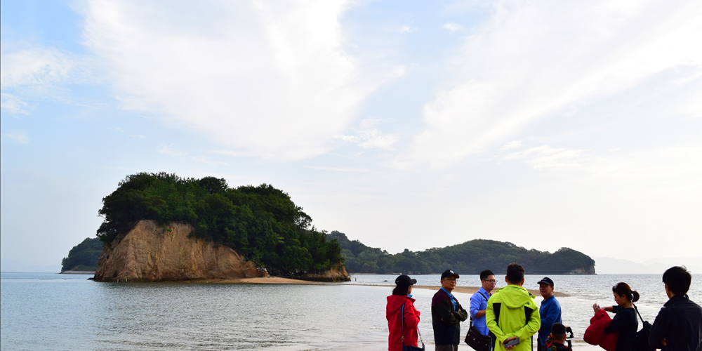 小豆島の有名スポットエンジェルロードへ行こう