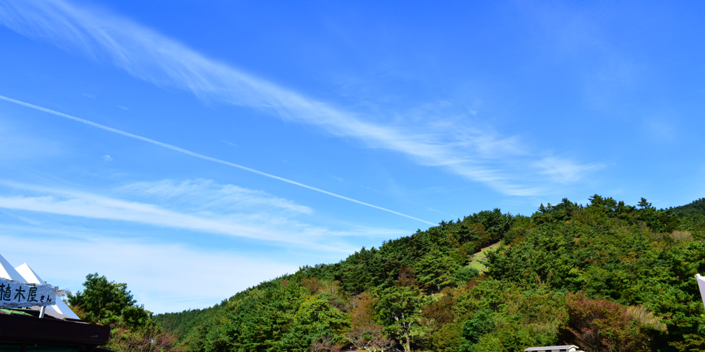 寒霞渓から小豆島の山