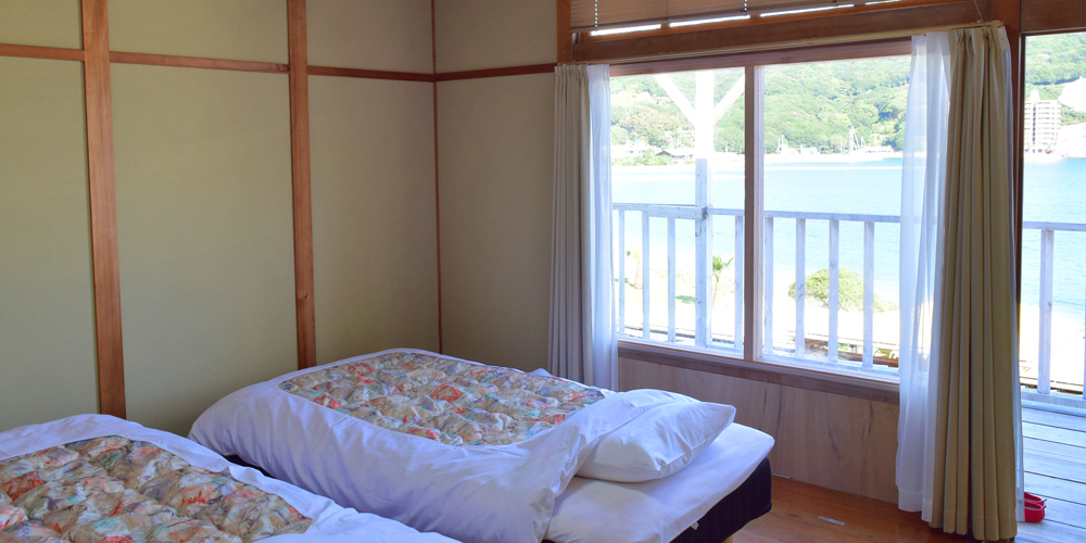 「シータイガーアイランドイン小豆島」の海が見えるコテージ「和室21号室」