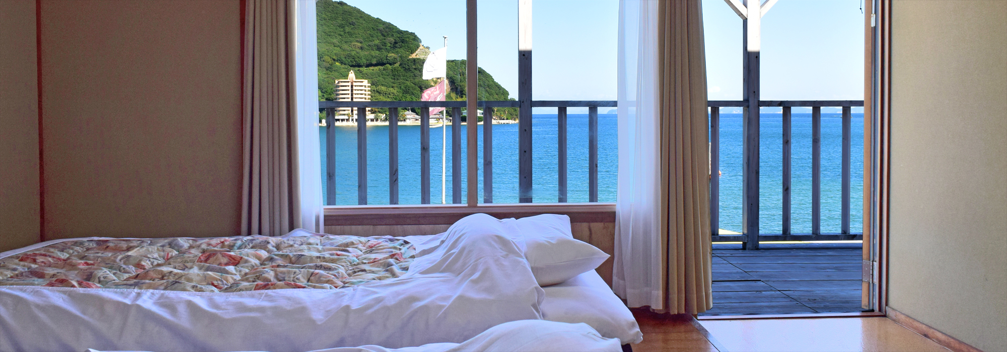 「シータイガーアイランドイン小豆島」の海が見えるお部屋「和室21号室」