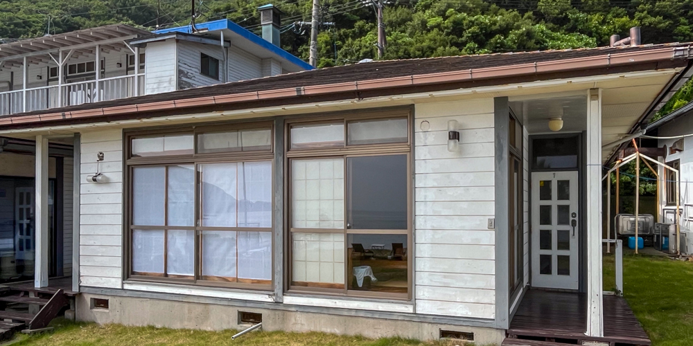 「シータイガーアイランドイン小豆島」の海が見えるコテージ「和室7号棟」